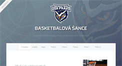 Desktop Screenshot of basketbalovasance.cz