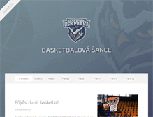 Tablet Screenshot of basketbalovasance.cz